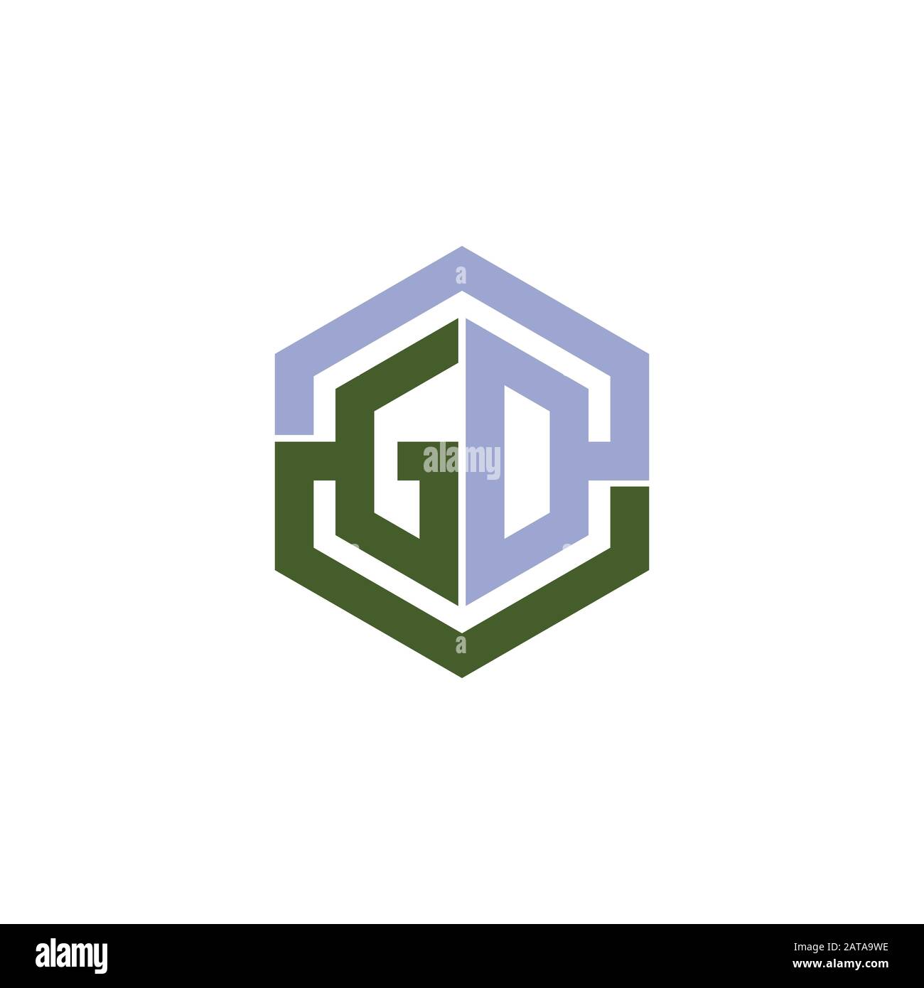 Initial letter gd or dg logo vector design template Stock Vector Image ...