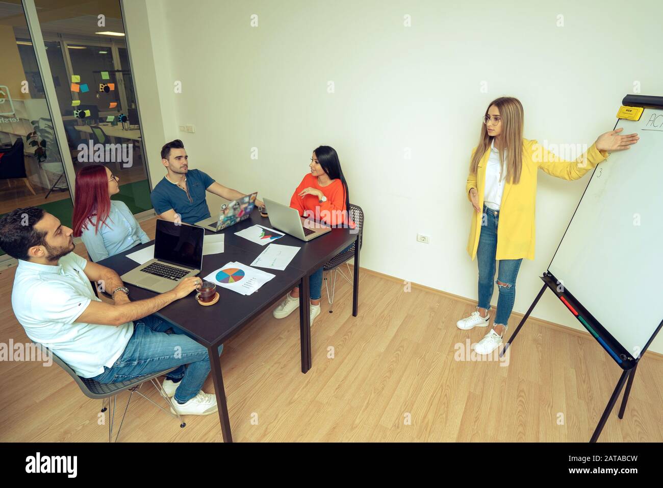 Startup business team on meeting hi-res stock photography and images ...