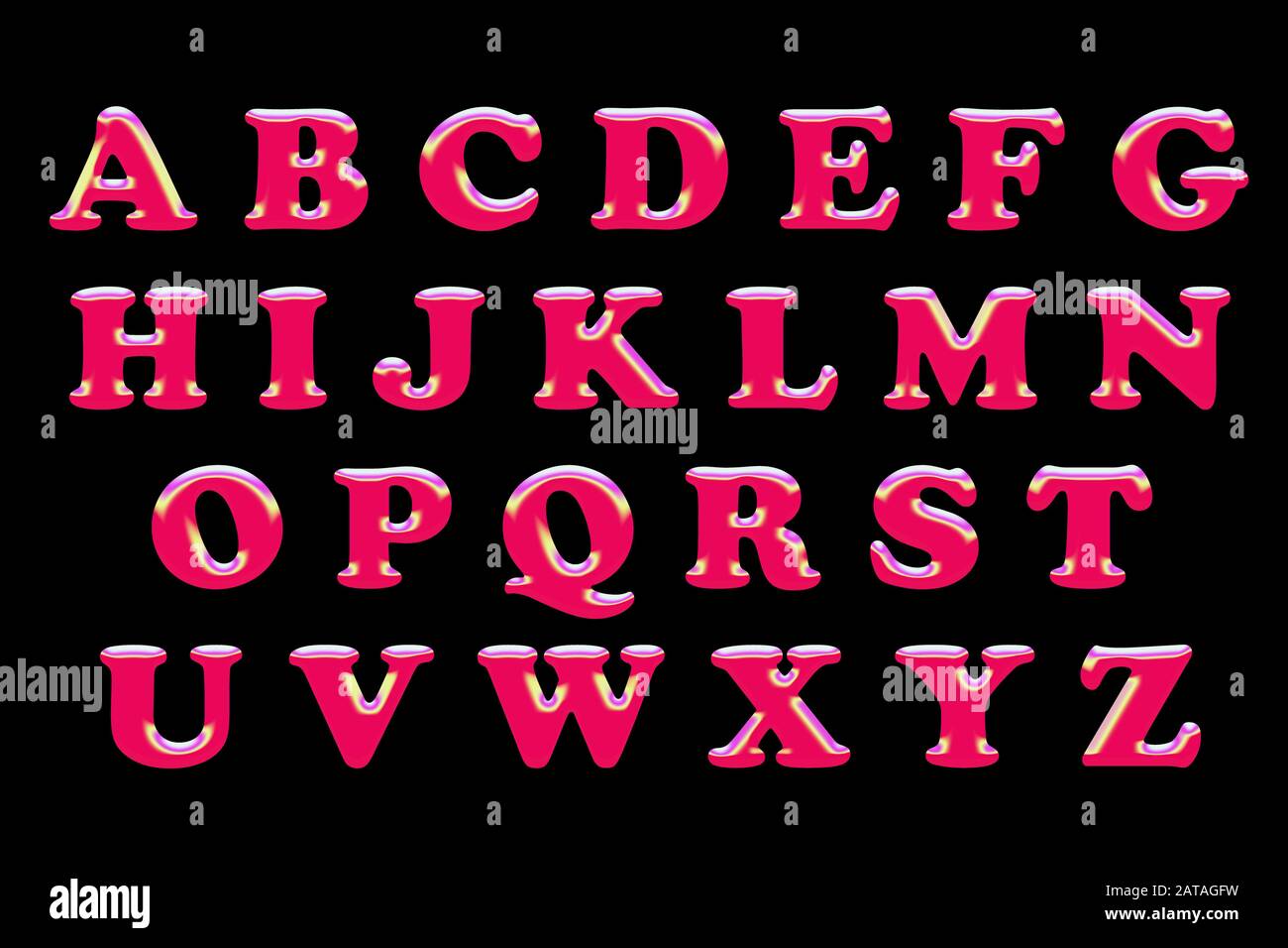 Typographic alphabet hi-res stock photography and images - Alamy