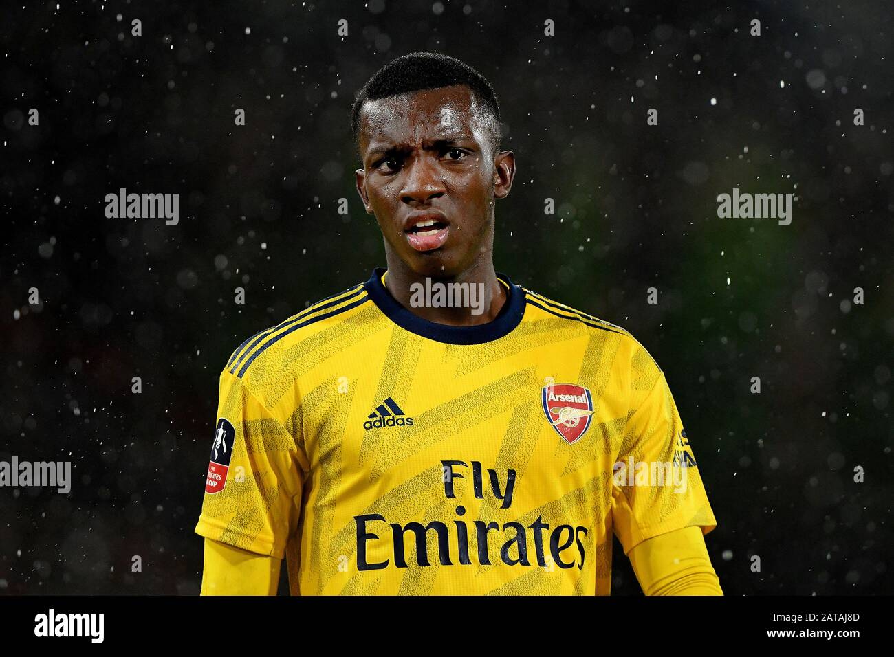 Eddie Nketiah of Arsenal - AFC Bournemouth v Arsenal, The Emirates FA Cup fourth round, Vitality Stadium, Bournemouth, UK - 27th January 2020  Editorial Use Only - DataCo restrictions apply Stock Photo