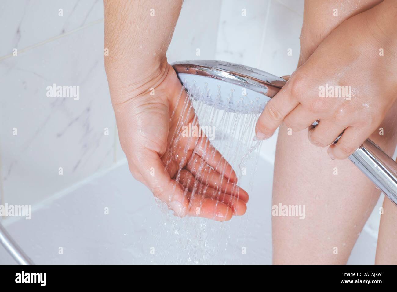 Using shower hires stock photography and images Alamy