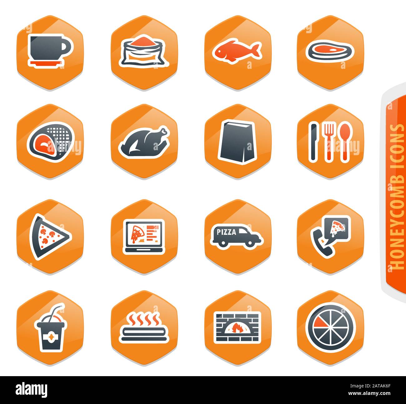 Restaurant icons set Stock Vector Image & Art - Alamy
