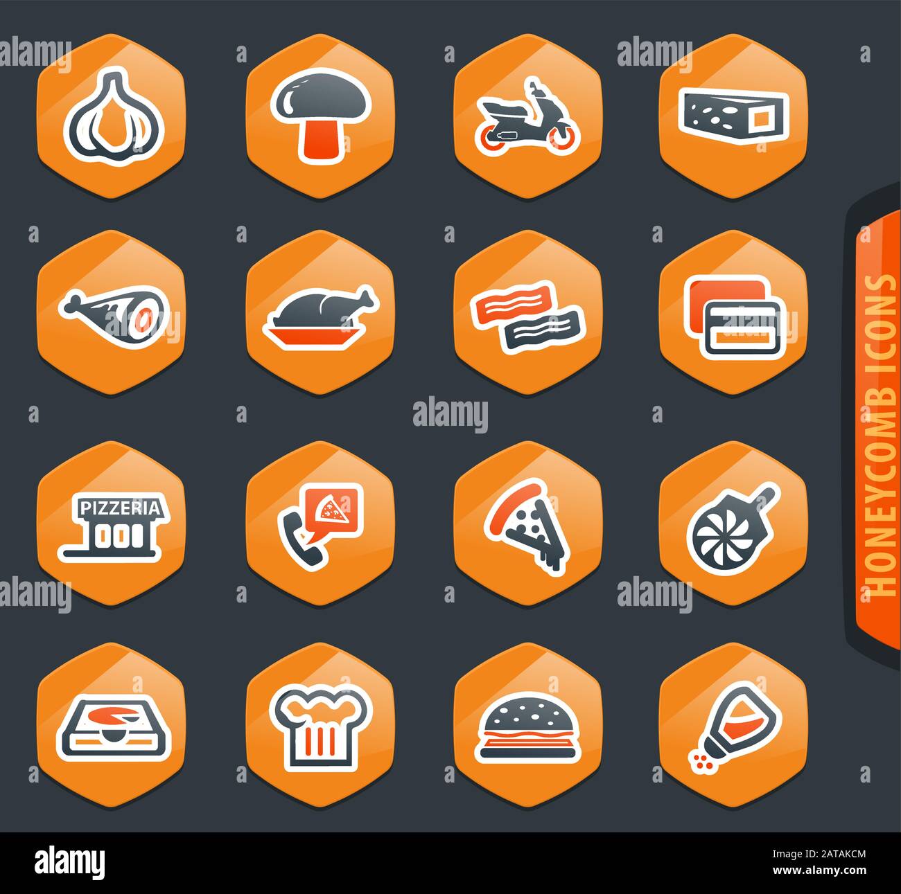 Restaurant icons set Stock Vector Image & Art - Alamy