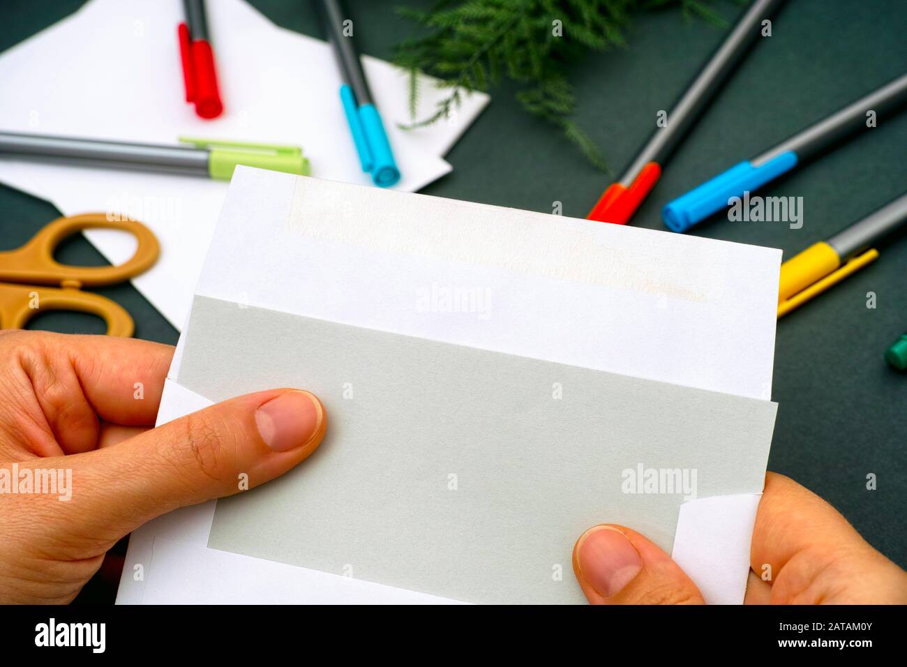 Hand out envelope hires stock photography and images Alamy