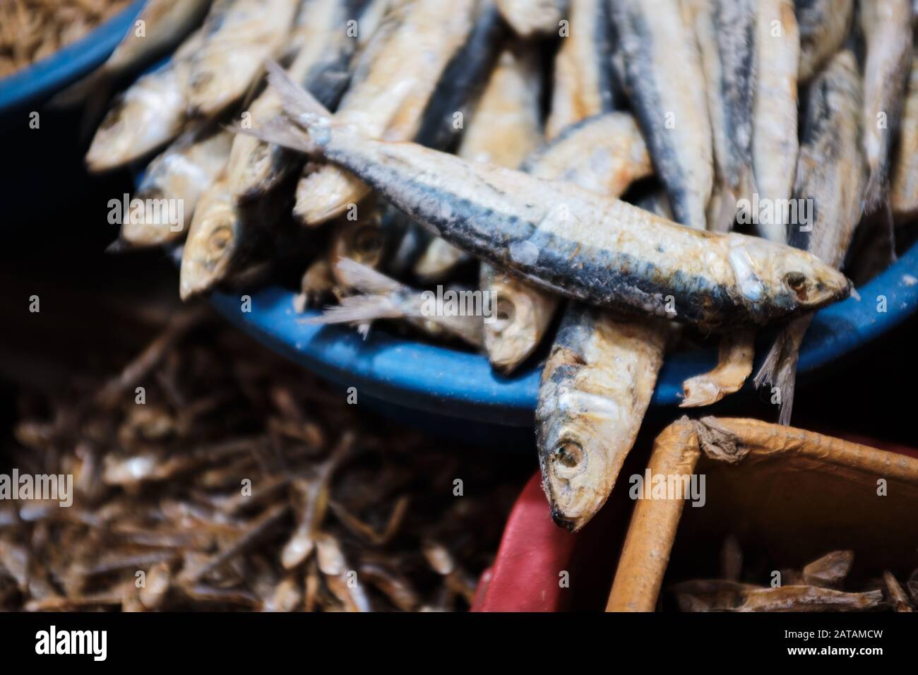 Dry fish in Sri Lanka Stock Photo Alamy
