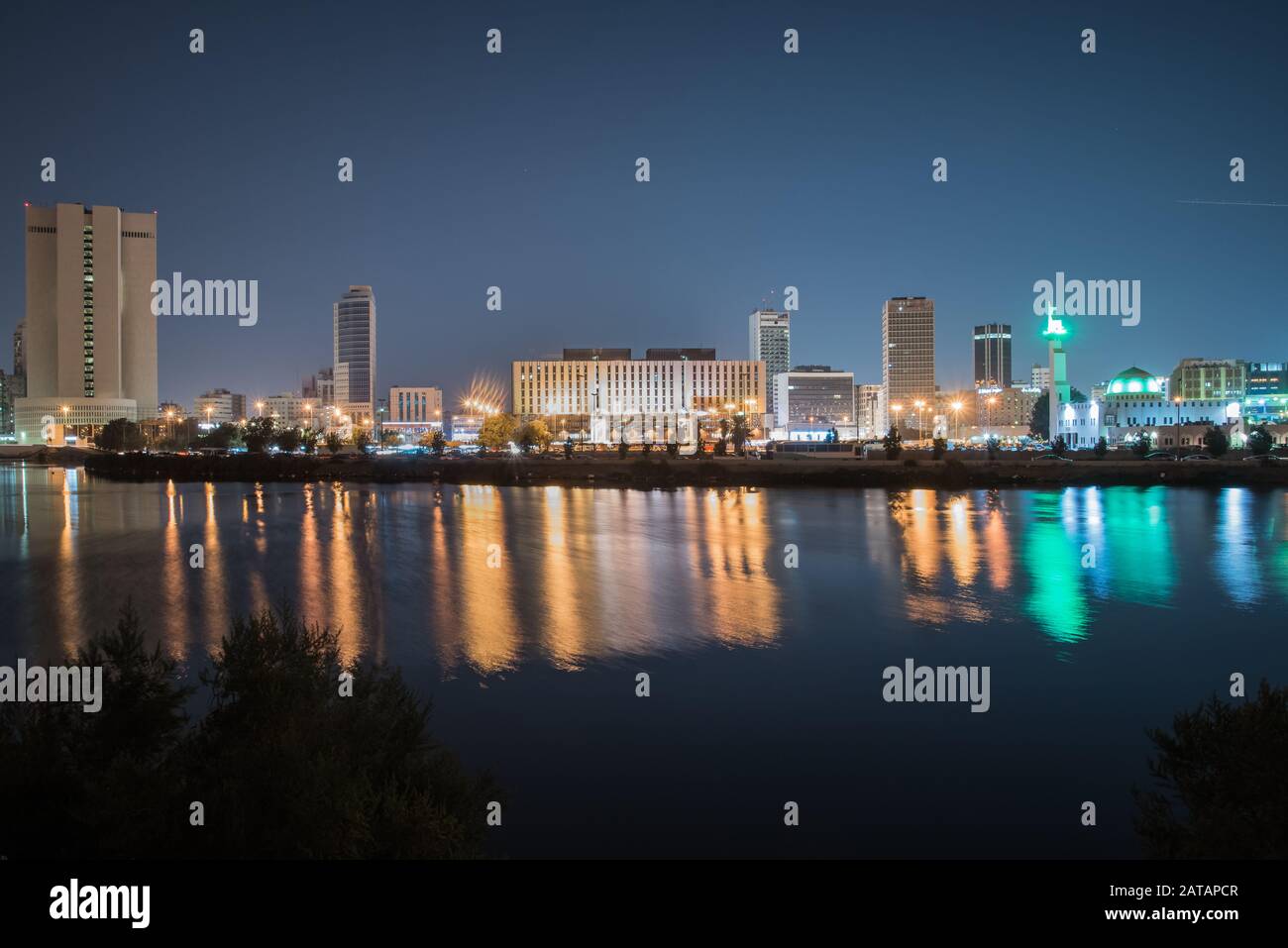 Al Balad, Jeddah City Center Night View Stock Photo