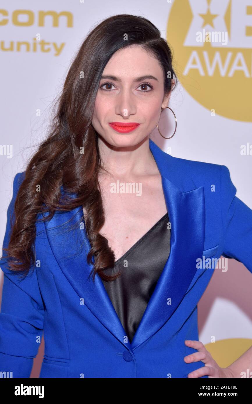 XBIZ Awards Show Red Carpet Arrivals in Los Angeles California on Jan. 16, 2020 Stock Photo