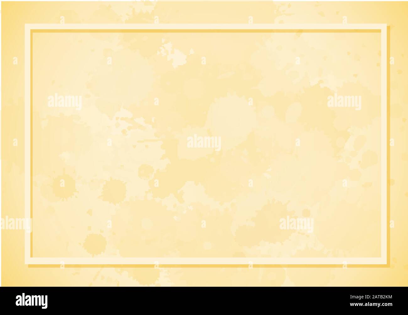 Background design with yellow frame illustration Stock Vector Image