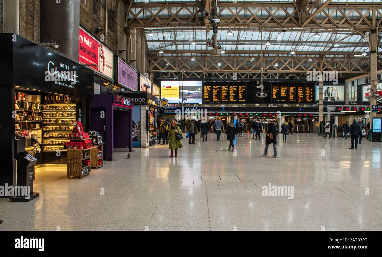 Charing Cross Train station Stock Photo Alamy