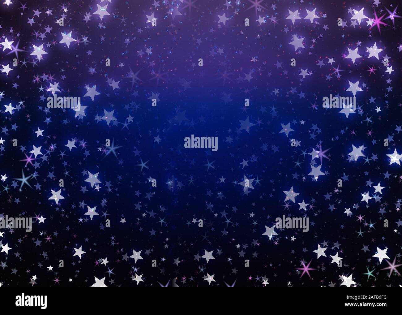 Abstract decorative blue background with stars texture Stock Photo Alamy