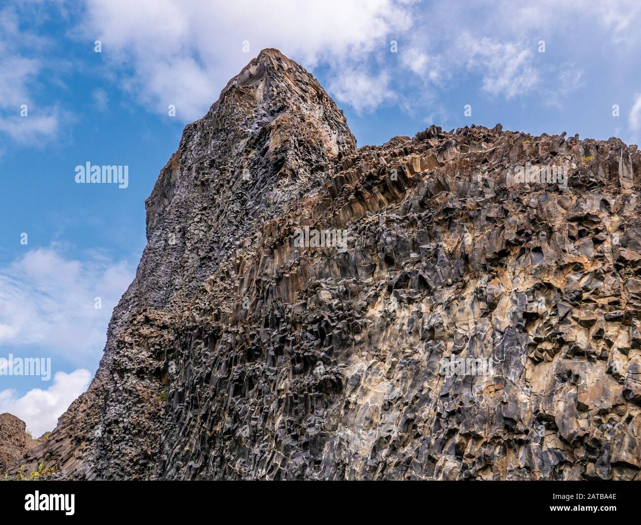 Die Felswände Hljóðaklettar im Herzen Islands.Eins der größten Naturwunder der Insel. Auch Echofelsen genannt, weil man manchmal Wasser rauschen hört. Stock Photo