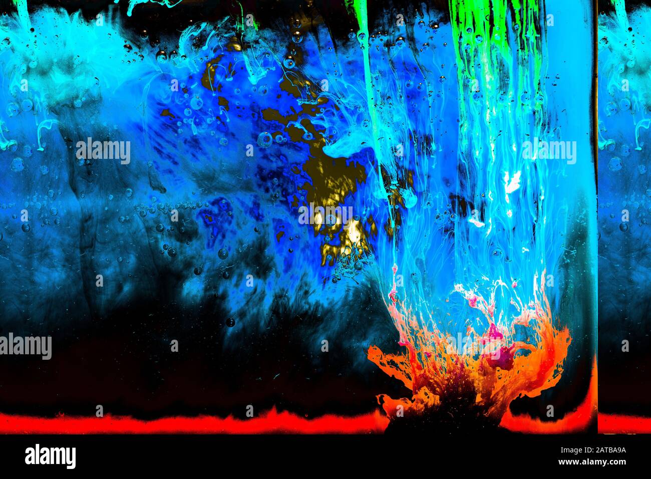 Abstract background from dense paint dissolve in water Stock Photo Alamy