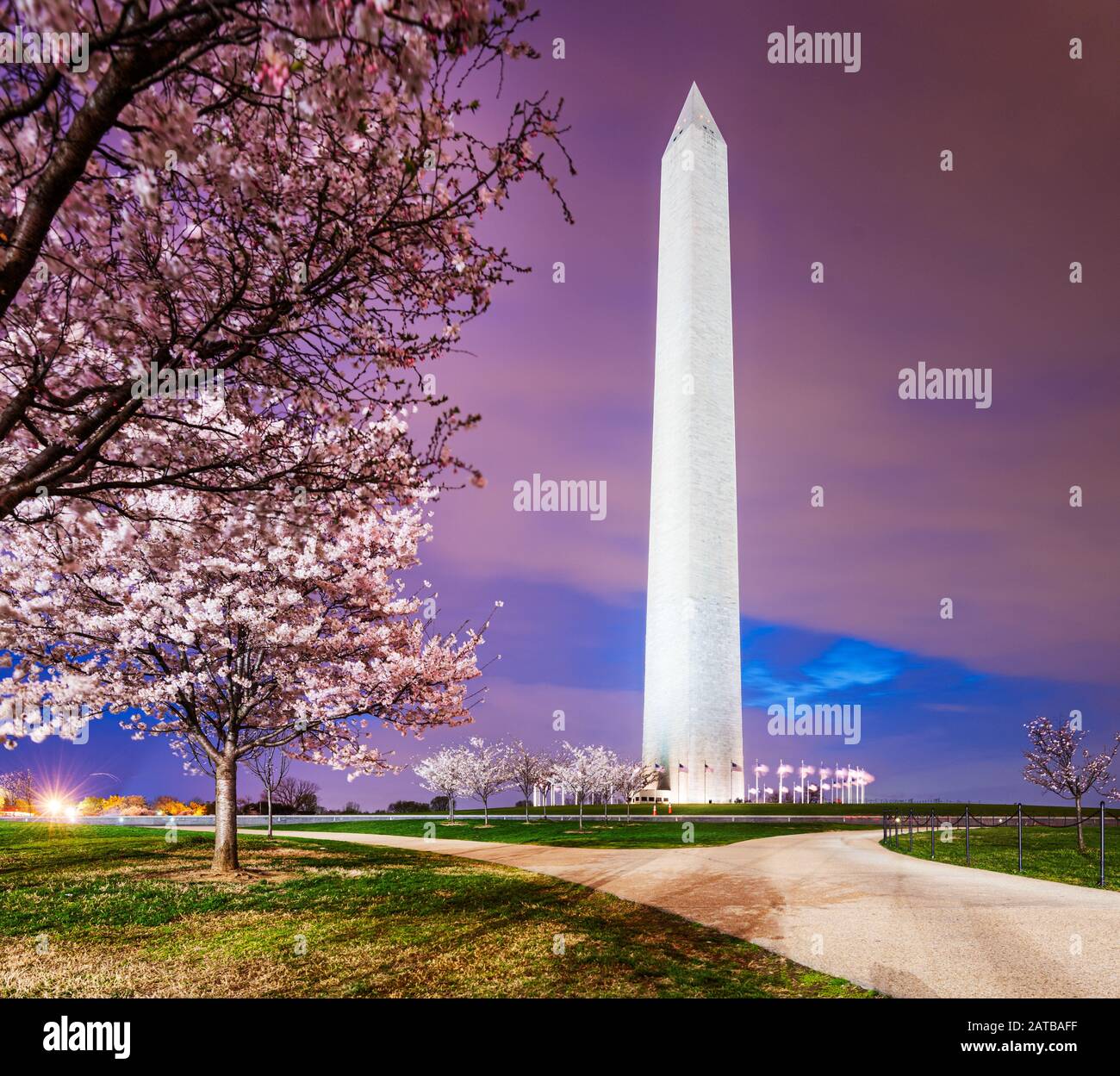 Washington DC, USA in spring season on the National Mall. Stock Photo