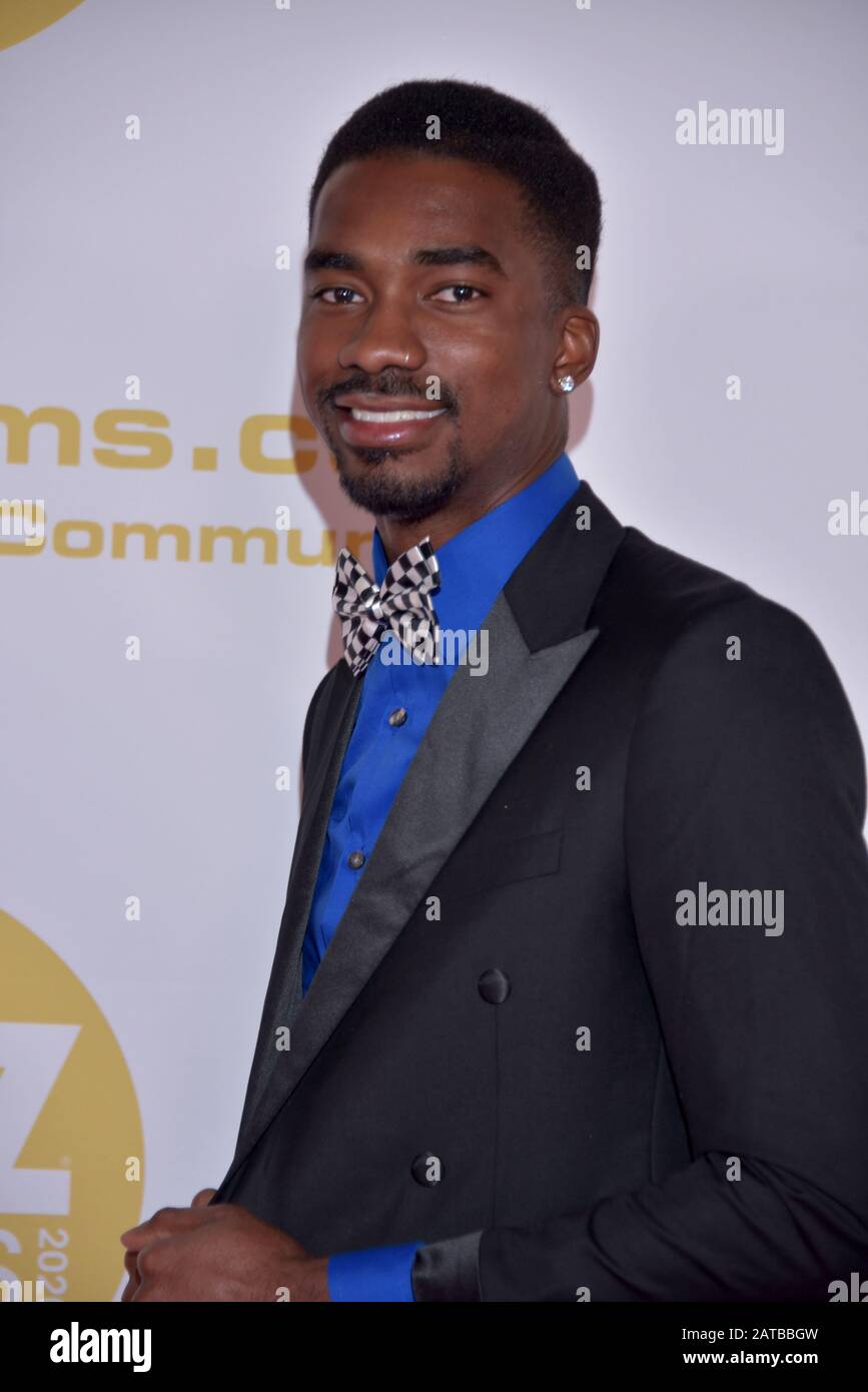 LOS ANGELES, CA, - 01 16:  Model Rod Jackson arrives for the 'XBIZ Awards Show 2020' on January 16 2020 at the J.W. Marriott Hotel in Los Angeles Cali Stock Photo