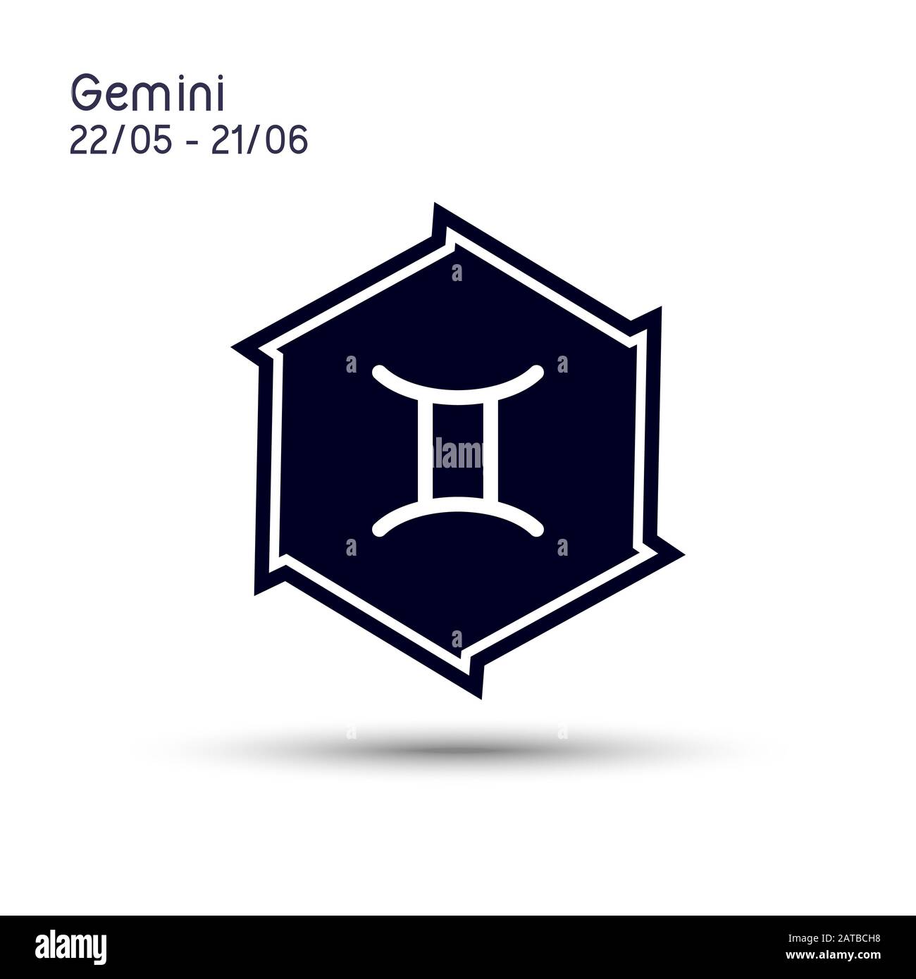Gemini symbol Cut Out Stock Images & Pictures - Alamy