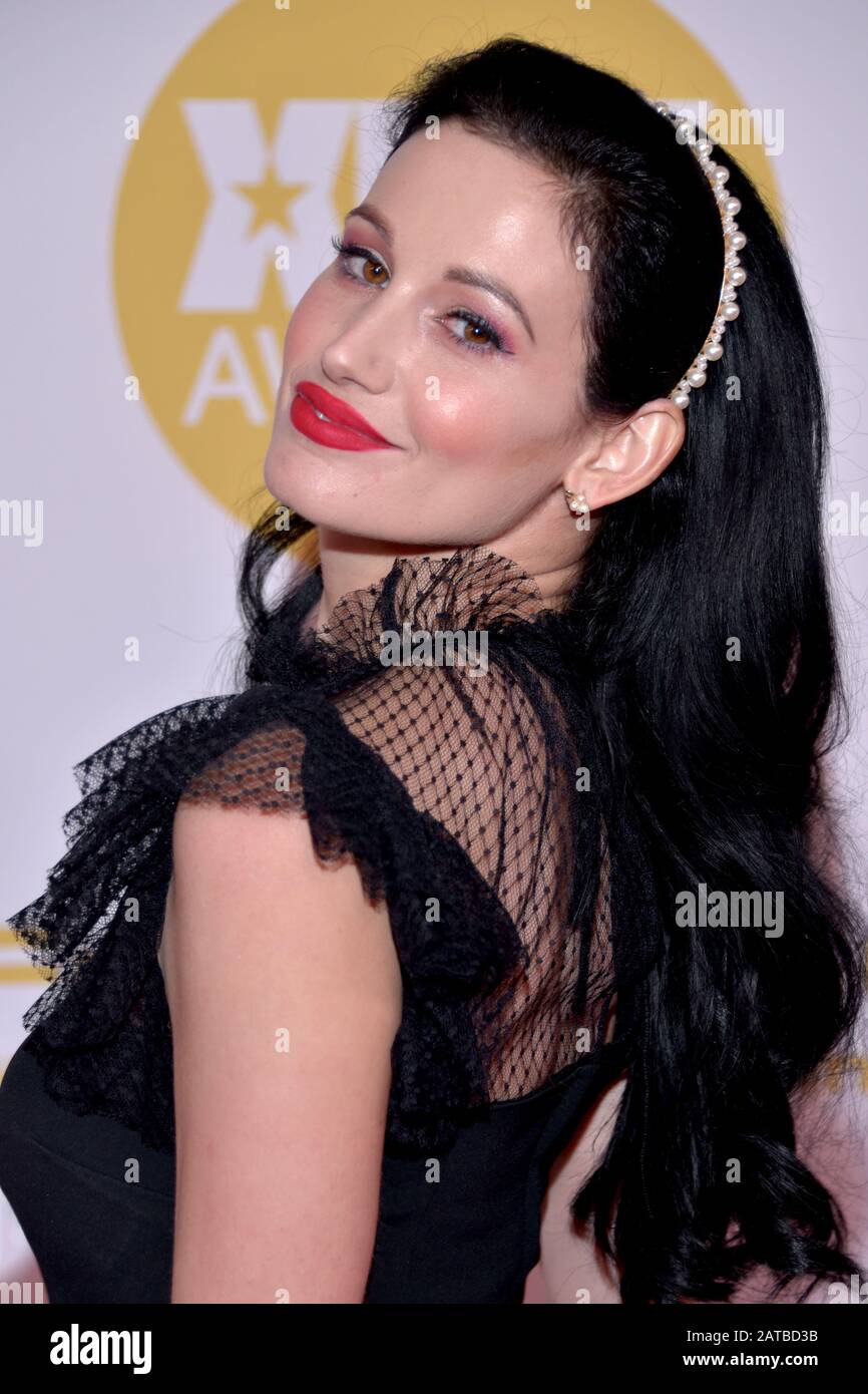 LOS ANGELES, CA, - 01 16:  Dr. Amie Harwick, MFT  arrives for the 'XBIZ Awards Show 2020' on January 16 2020 at the J.W. Marriott Hotel in Los Angeles Stock Photo