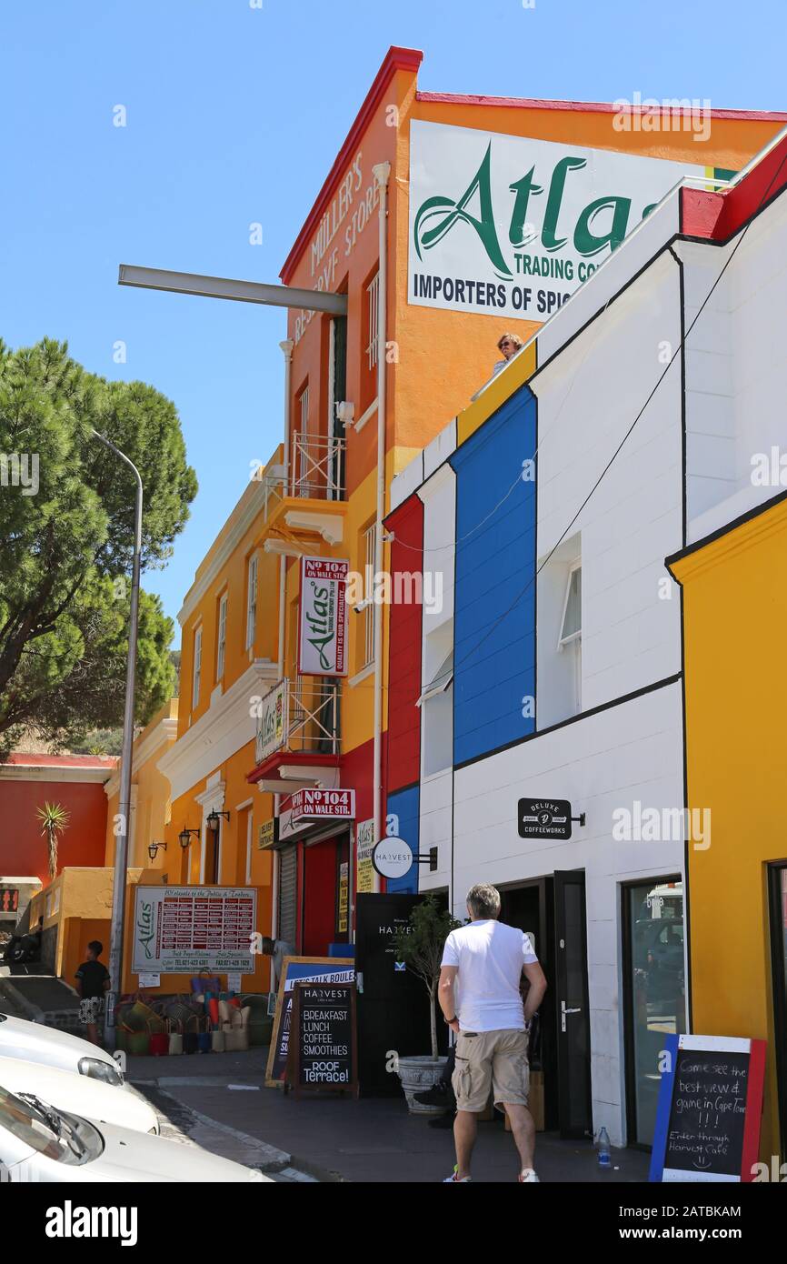 Atlas Trading Company, Wale Street, Bo Kaap, Cape Town, Table Bay, Western Cape Province, South Africa, Africa Stock Photo
