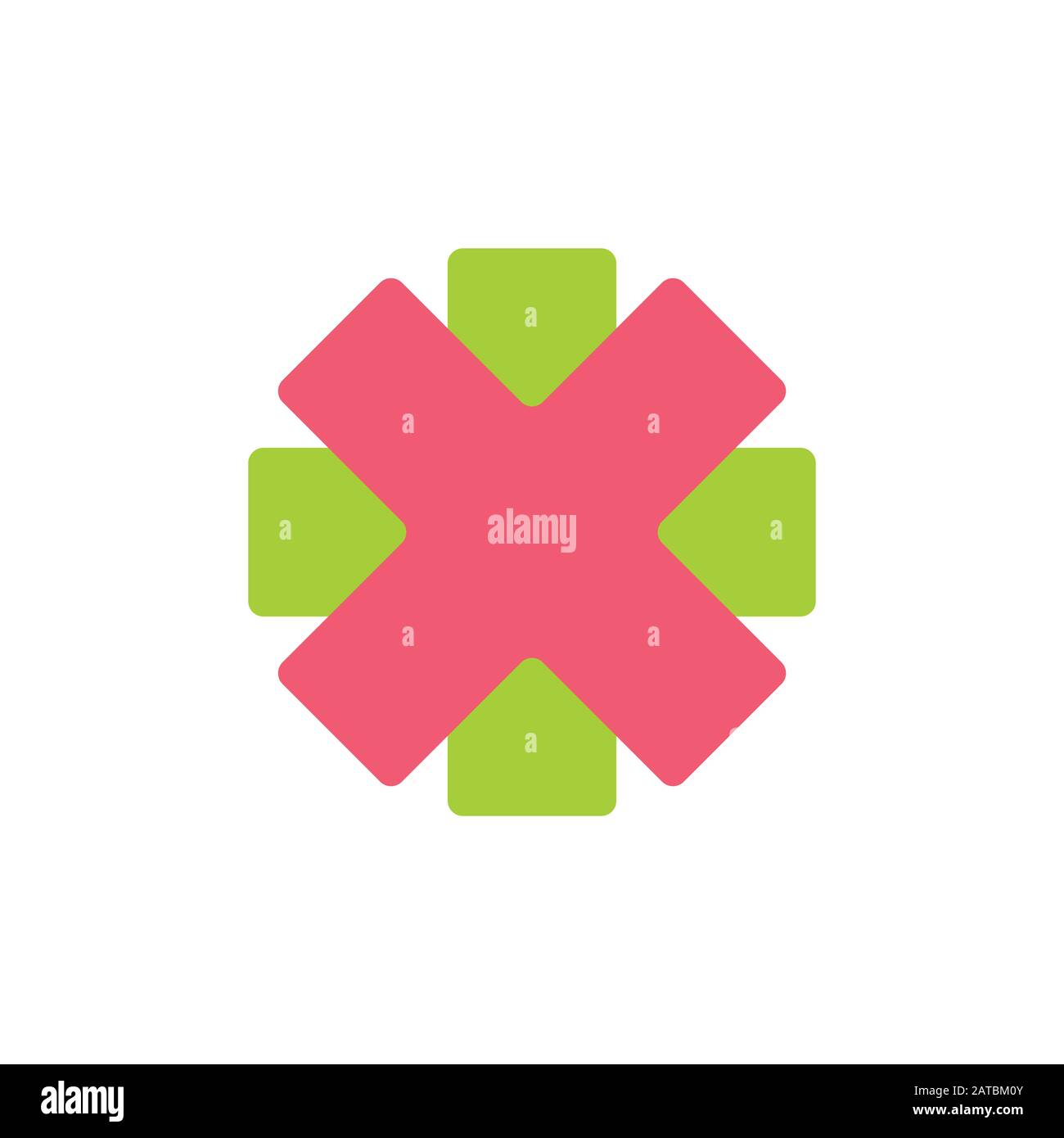 letter x cross design colorful logo vector Stock Vector Image & Art - Alamy