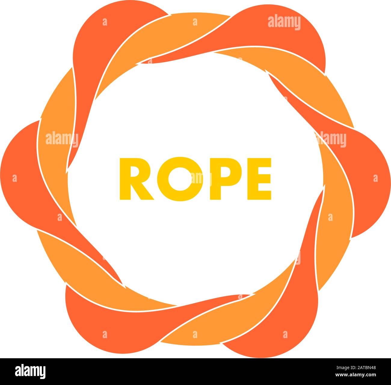 simple circle 3d twist rope symbol motion design logo vector Stock Vector Image & Art Alamy