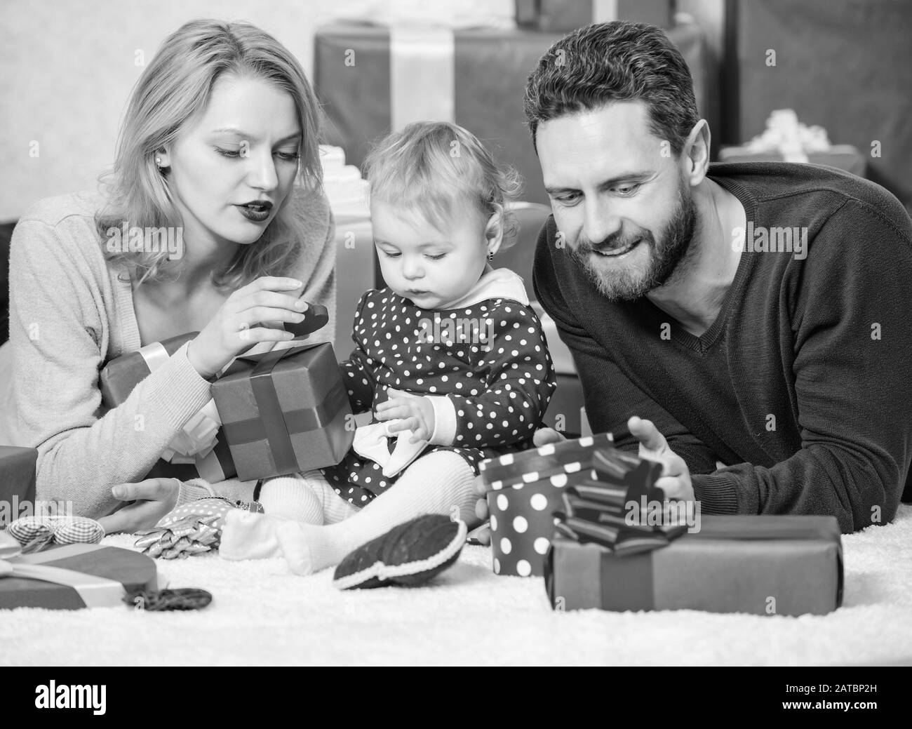 Traditional family values. Family celebrate anniversary. Valentines day