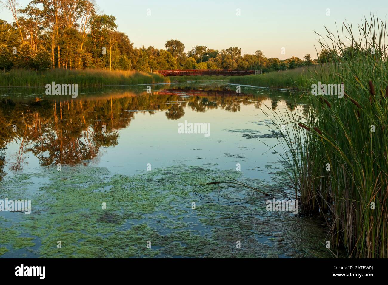 Reflection of the village hires stock photography and images Alamy