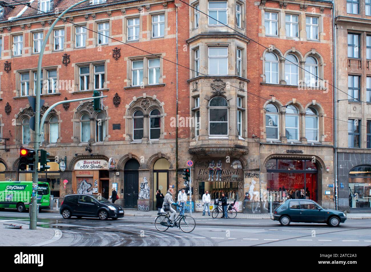 Shops And Diesel Clotes Vintage Shop In The Kreuzberg District Berlin Germany Stock Photo Alamy