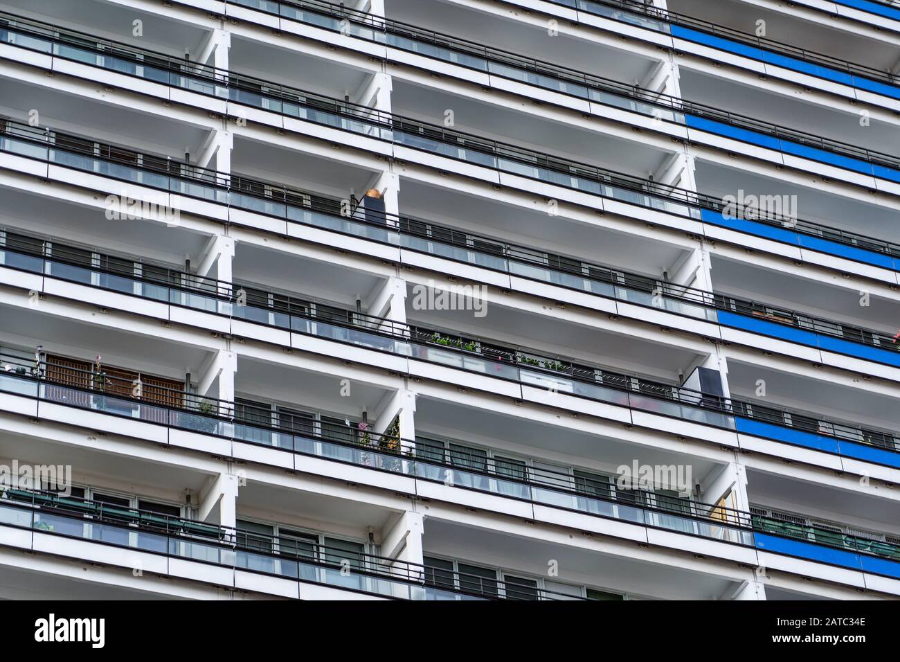 great close up shot of a random building in berlin Germany ...