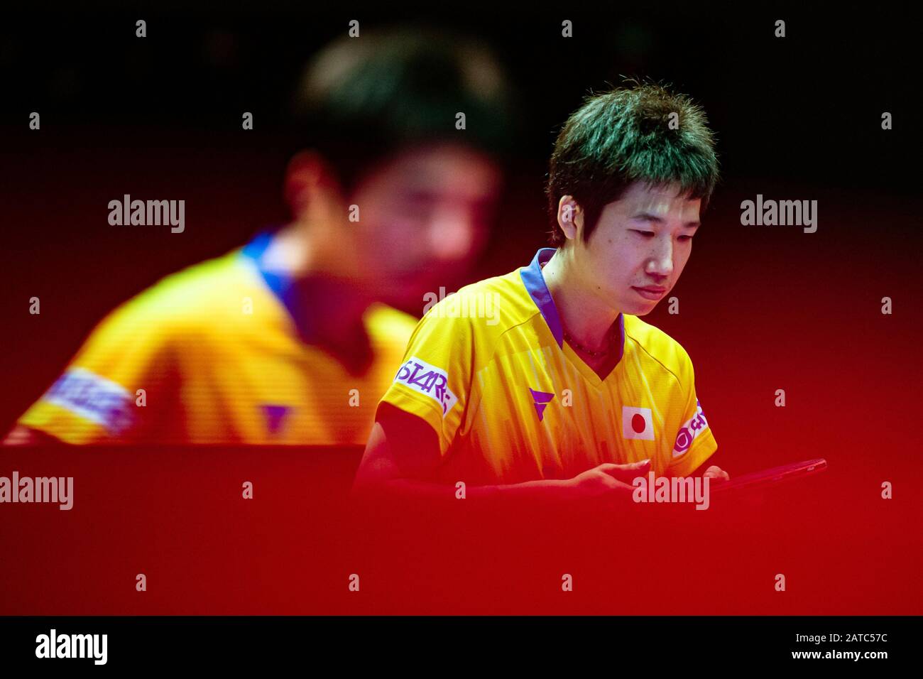 Magdeburg, Germany. 01st Feb, 2020. Table tennis German Open, men's