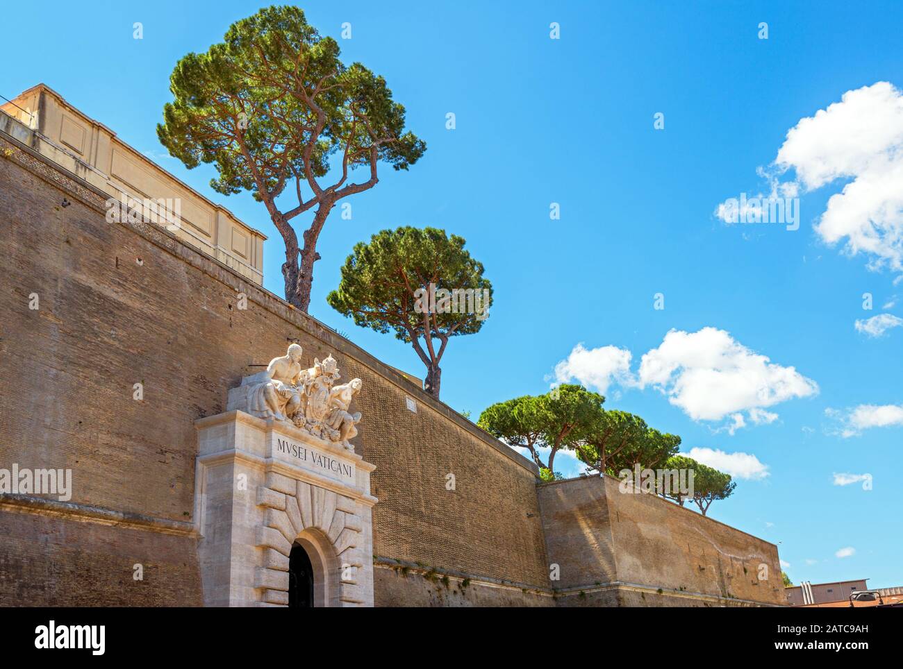 Famous Vatican museum in Rome Stock Photo