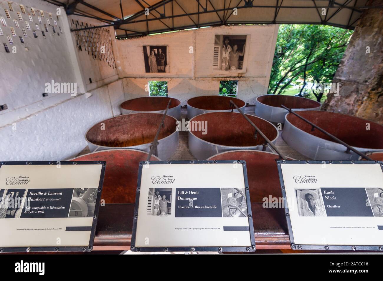 Martinique, France - 14 August 2019: Rum Distillery 'Habitation Clement' in Le Francois Stock Photo