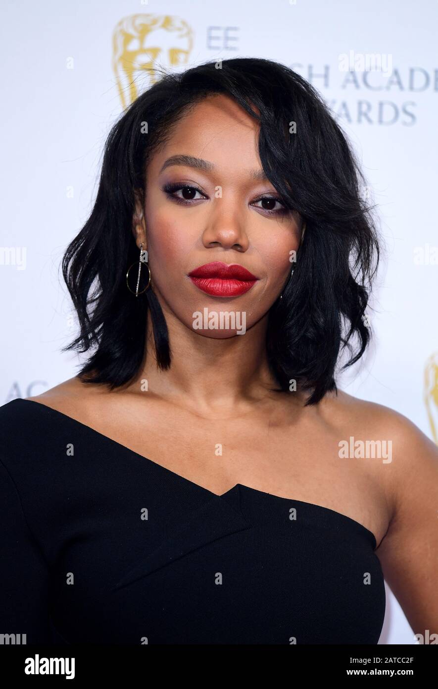 Naomi Ackie attending The British Academy Film Awards Nominees' Party