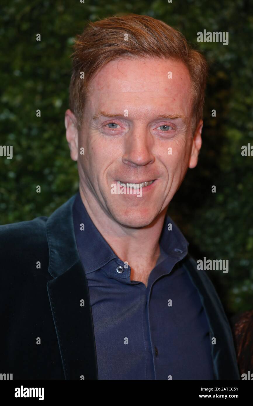 Damian Lewis arriving at the Charles Finch and Chanel pre-Bafta party at 5 Hertford Street in Mayfair, London. Stock Photo