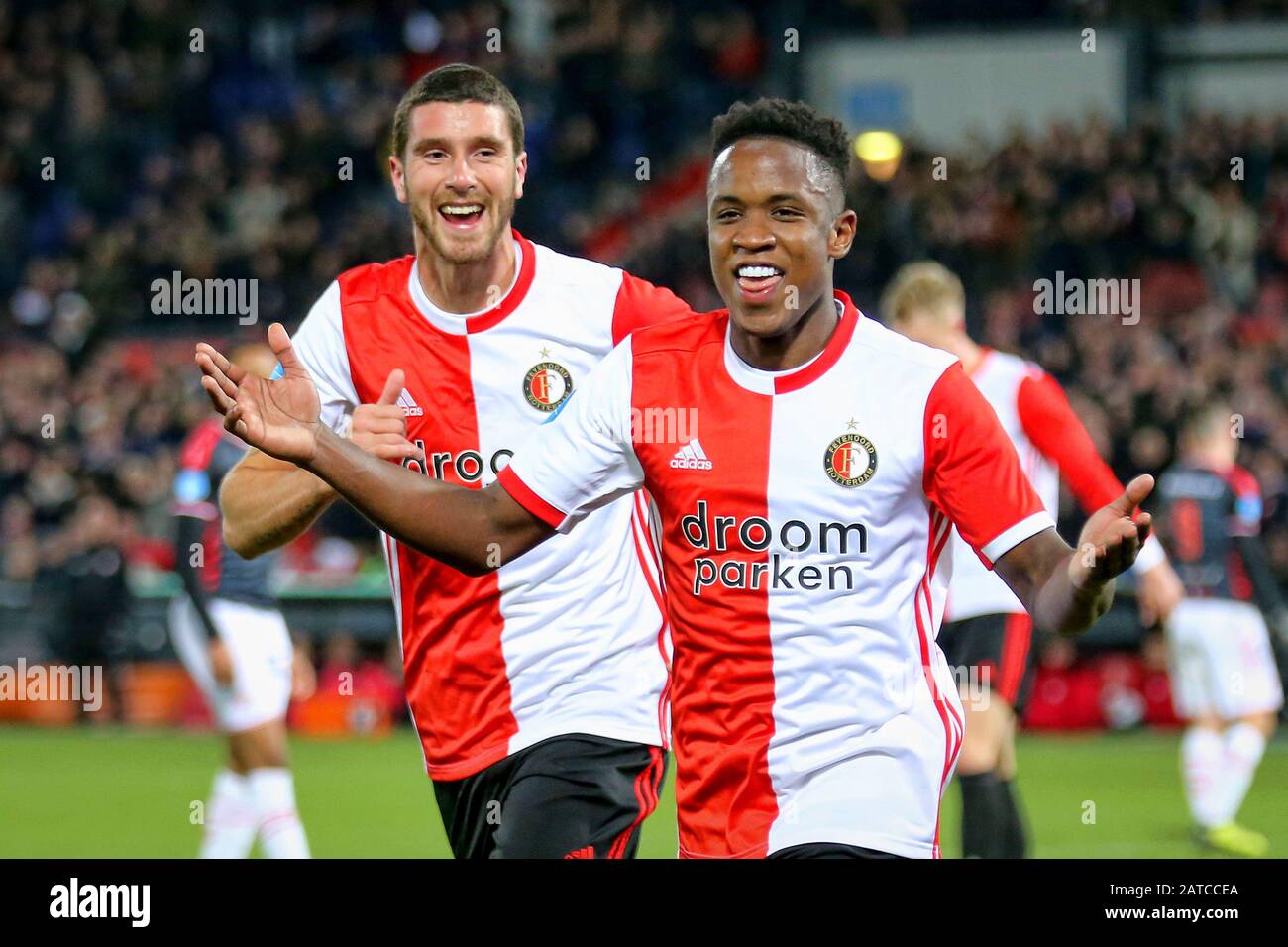 Rotterdam Netherlands 01st Feb 2020 Rotterdam 01 02 2020 Football Feijenoord Stadium De Kuip Dutch Eredivisie