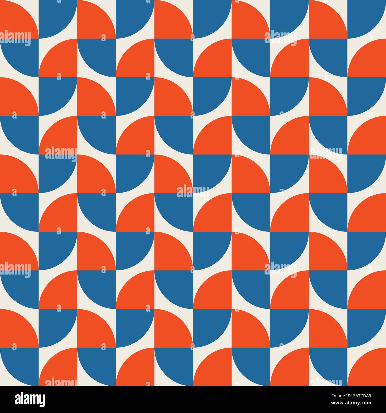 Seamless abstract geometric colourful leaf pattern background Stock Vector