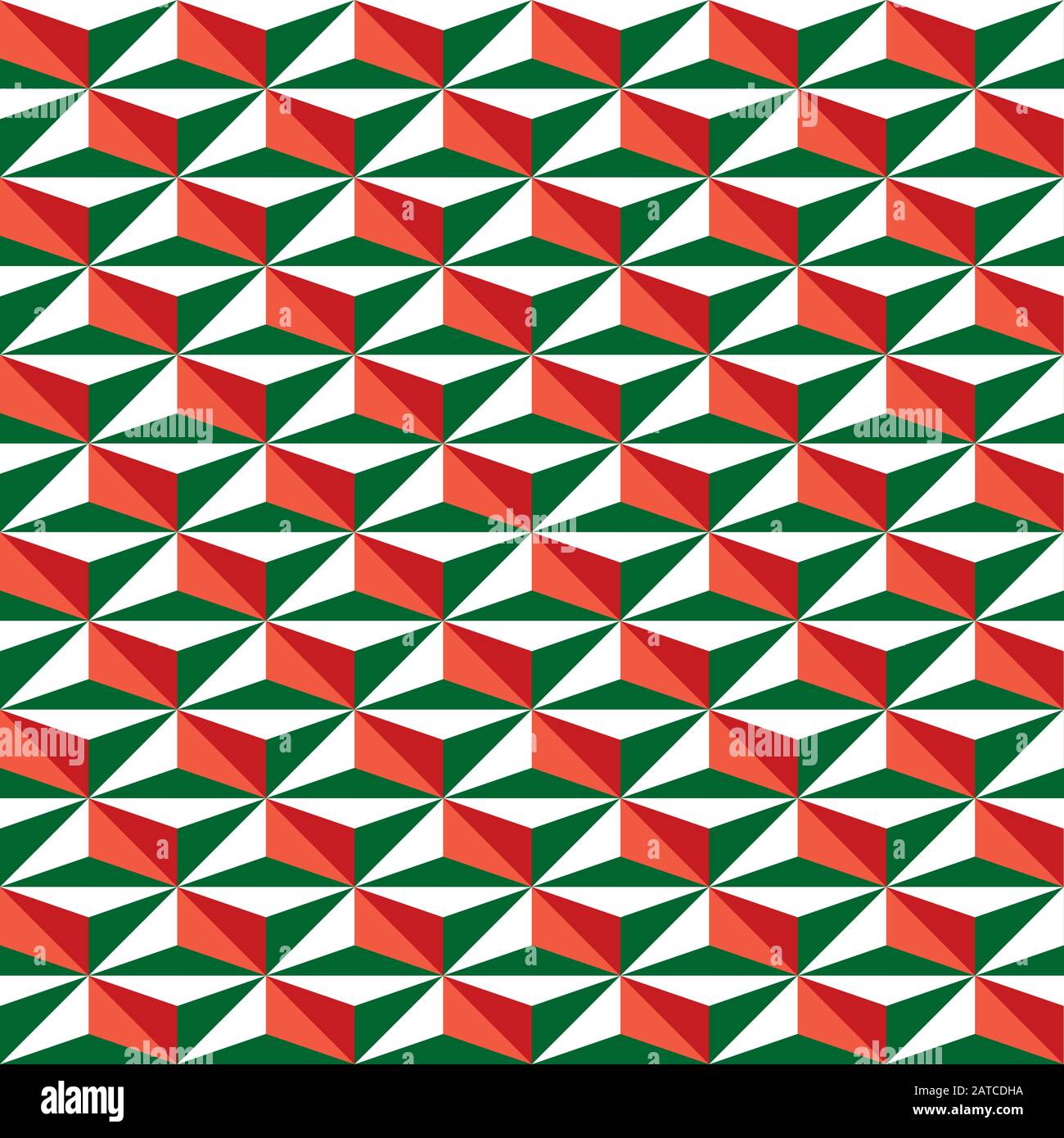 Seamless Christmas pattern. Faceted polyhedral background pattern texture Stock Vector