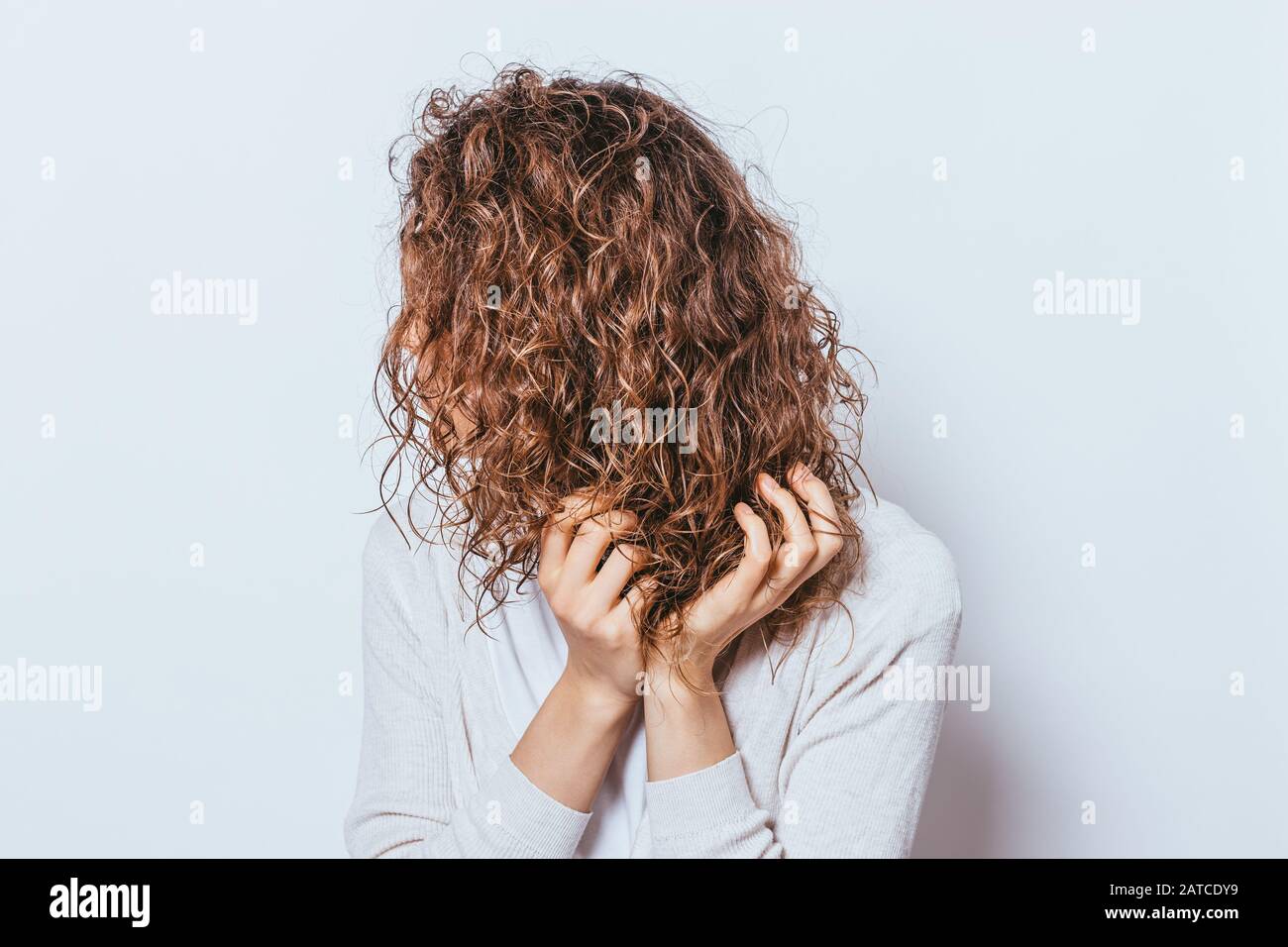Naturally Curly Hair Stock Photos Naturally Curly Hair Stock