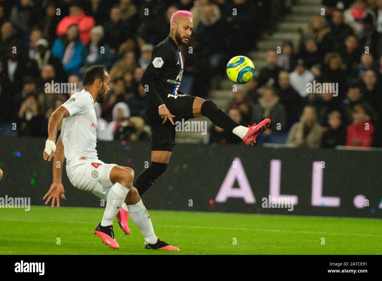 Paris Ile De France France 1st Feb 2020 Paris Sg Midfield Neymar Jr In Action During