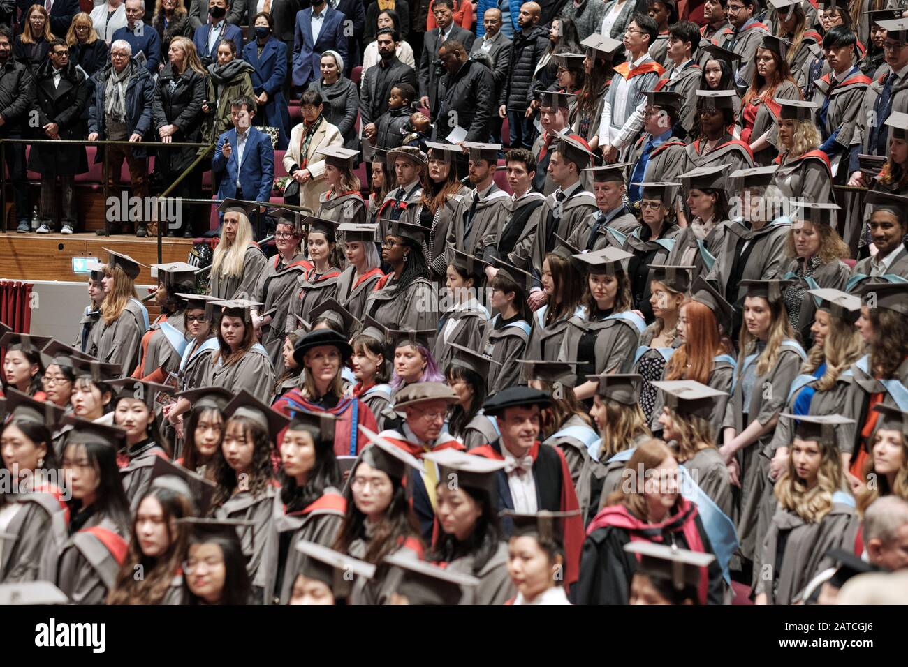 Graduation Ceremony University of York Stock Photo Alamy