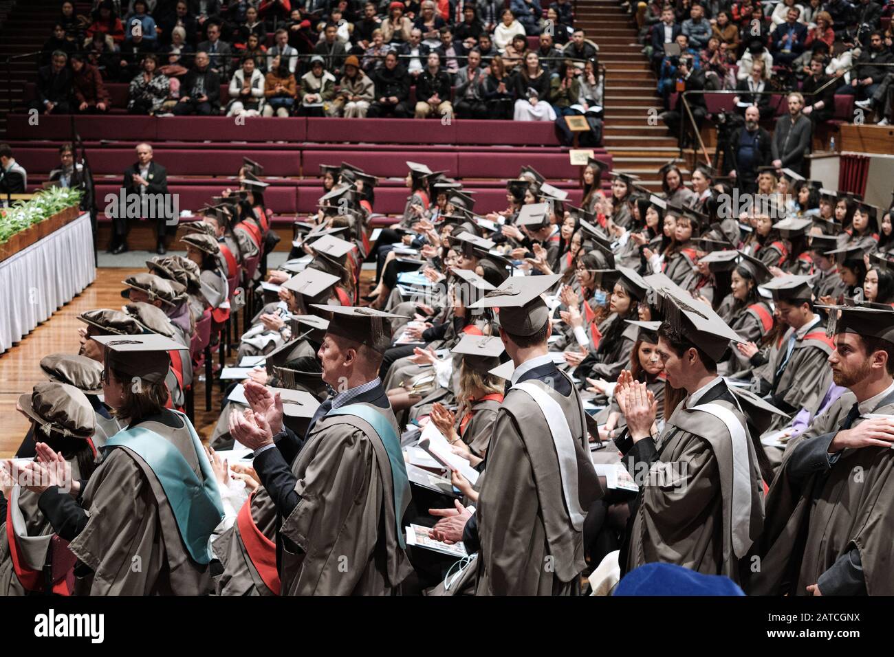 Graduation Ceremony University of York Stock Photo Alamy