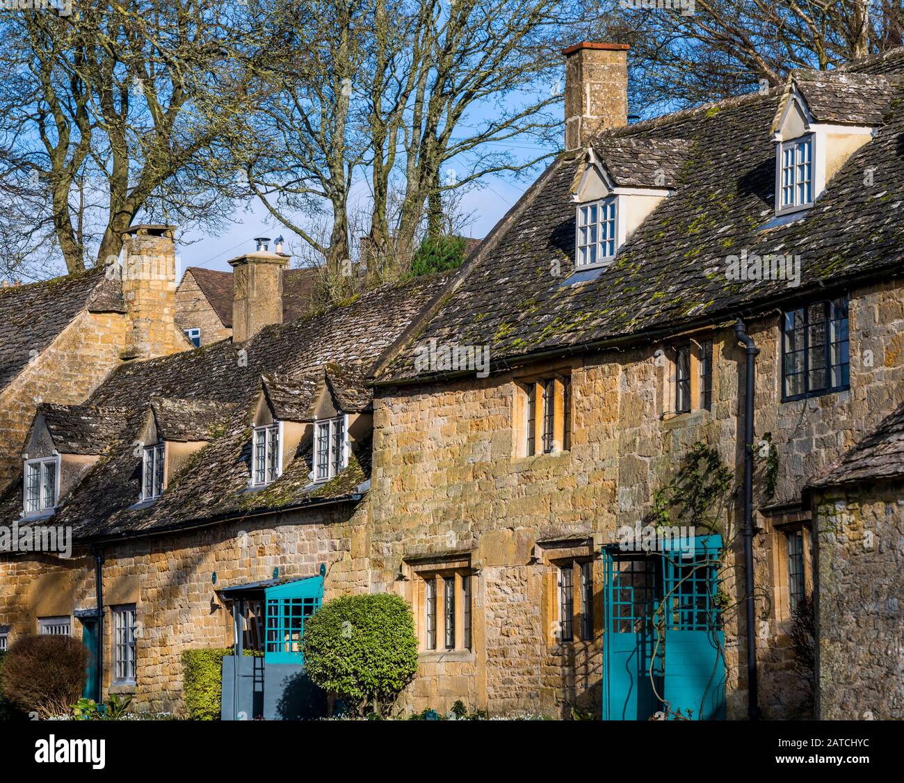 snowshill village cotswolds england uk Stock Photo Alamy