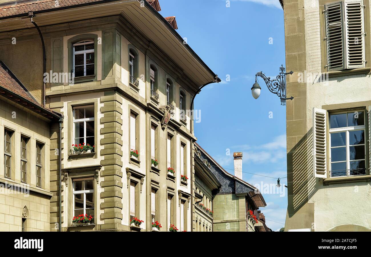 Houses in Bern Swiss Stock Photo Alamy