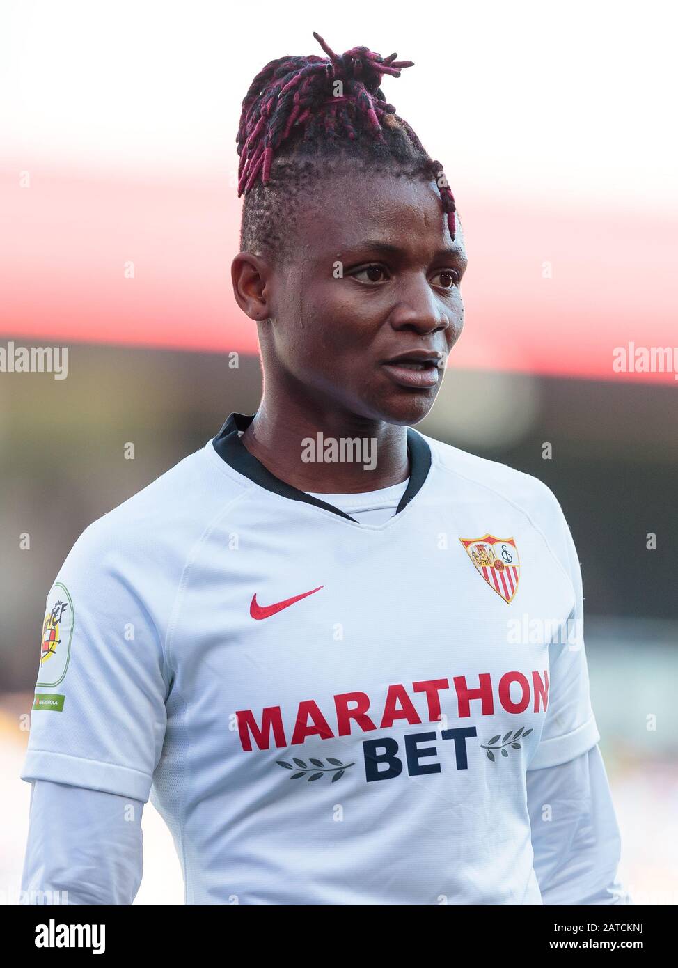 Barcelona Spain 01st Feb 2020 Kanu Of Sevilla During The