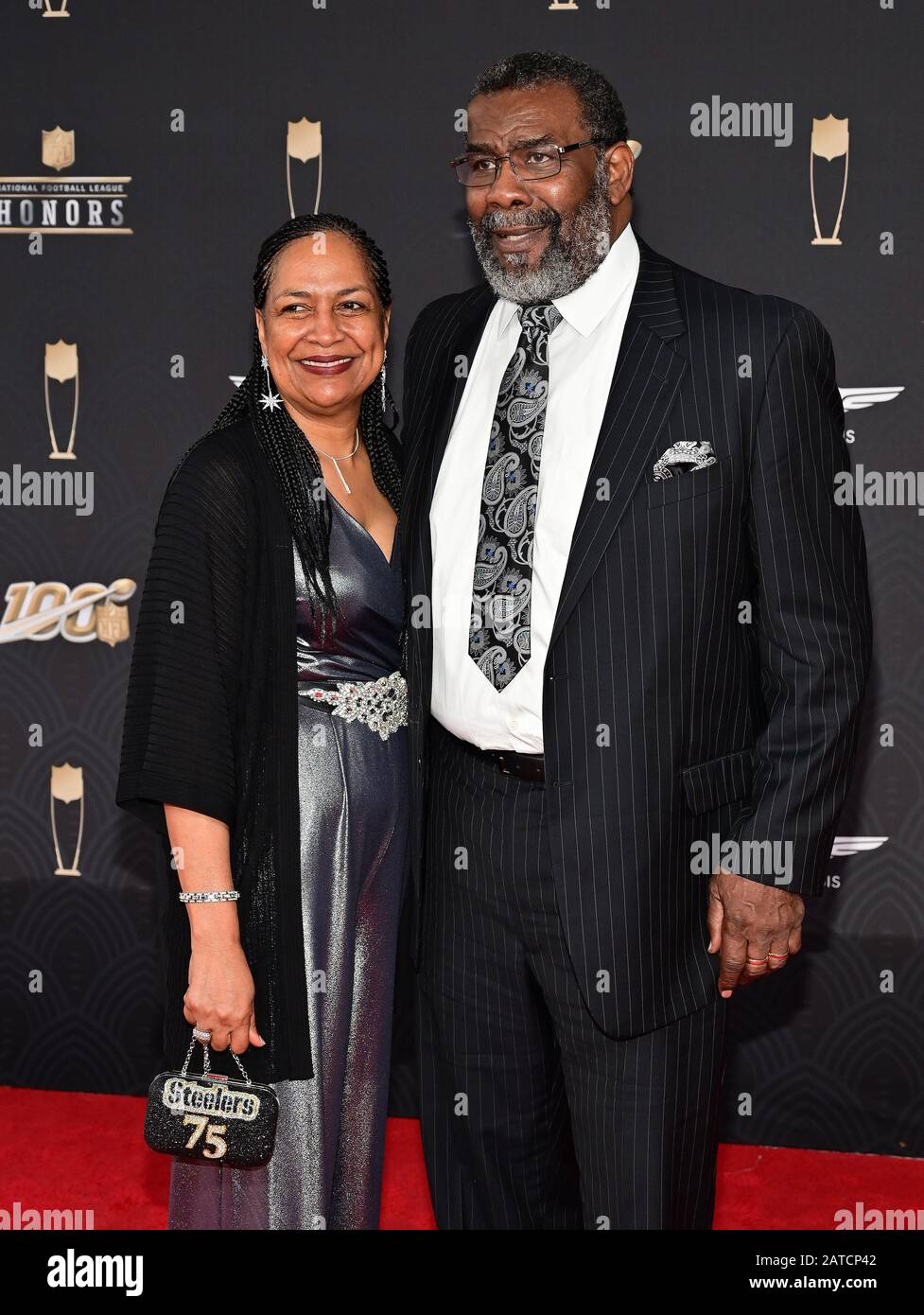 Miami, USA. 01st Feb, 2020. Retired Pittsburgh Steelers tackle "Mean