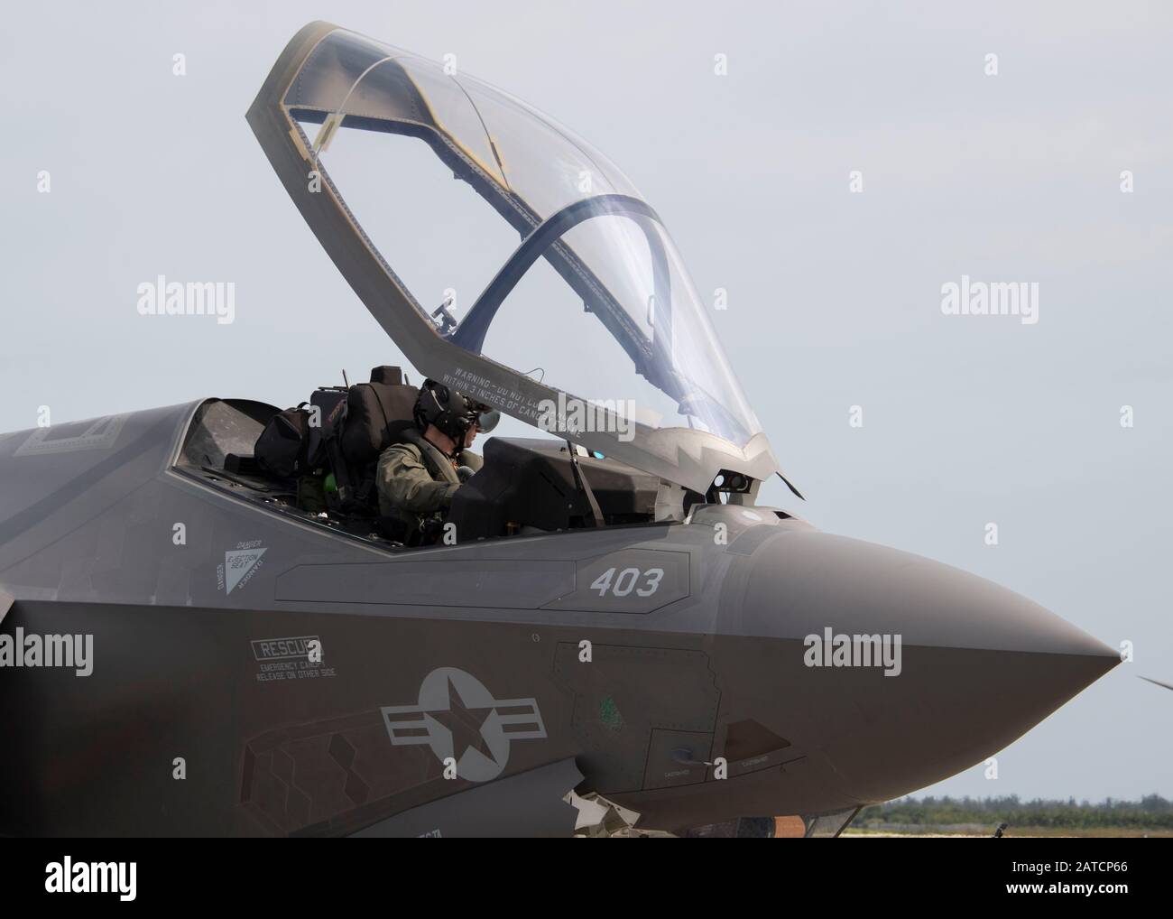 An F-35C Lightning II assigned to the “Argonauts” of Strike Fighter ...