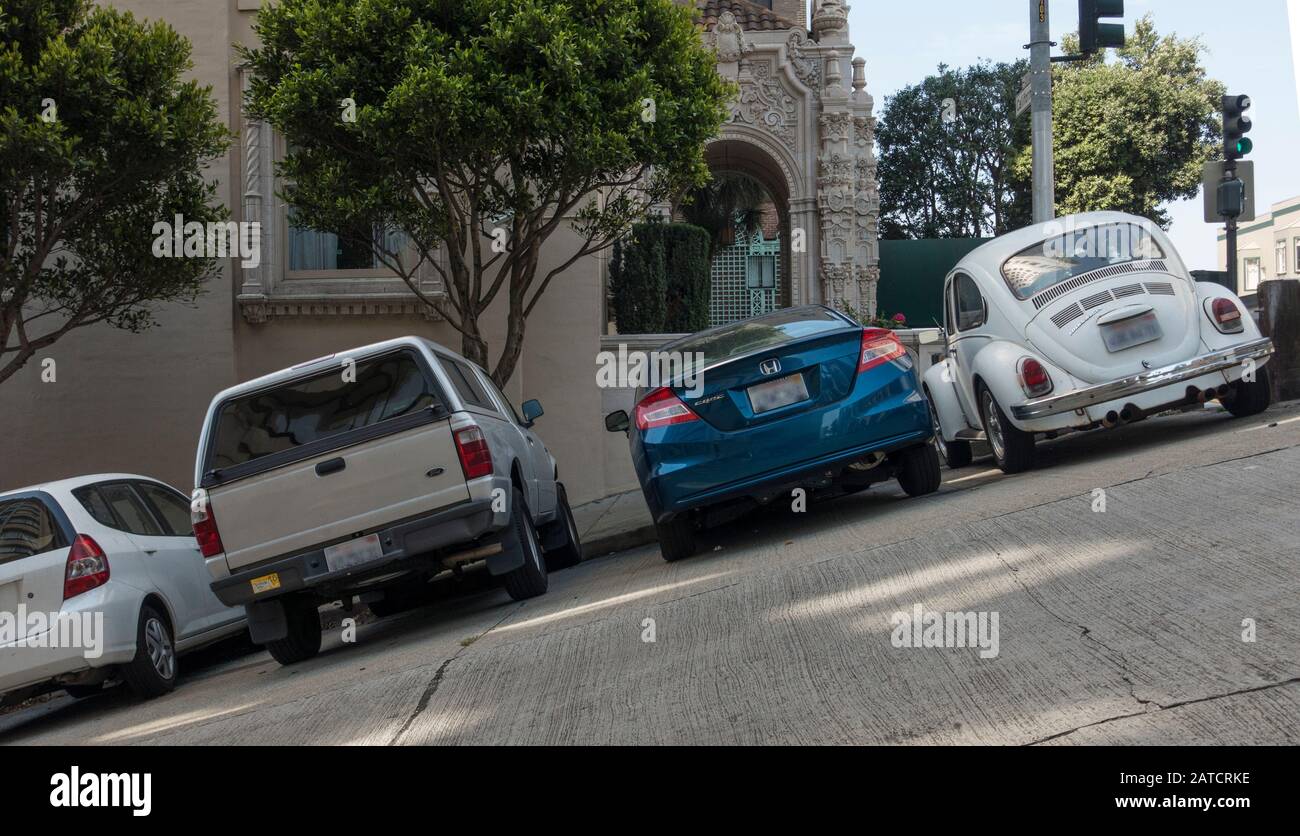 San Francisco parking Stock Photo