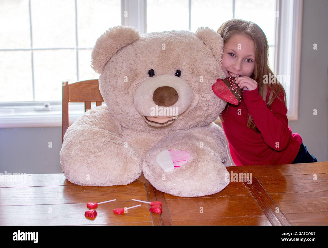 Giant Teddy Bear Girl Hi Res Stock Photography And Images Alamy