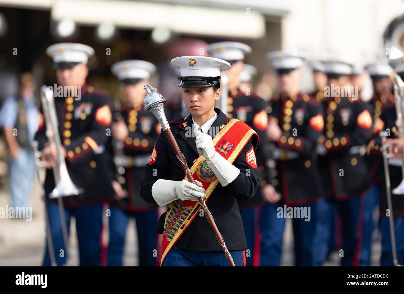 New Orleans, Louisiana, USA November 30, 2019 Bayou Classic Parade