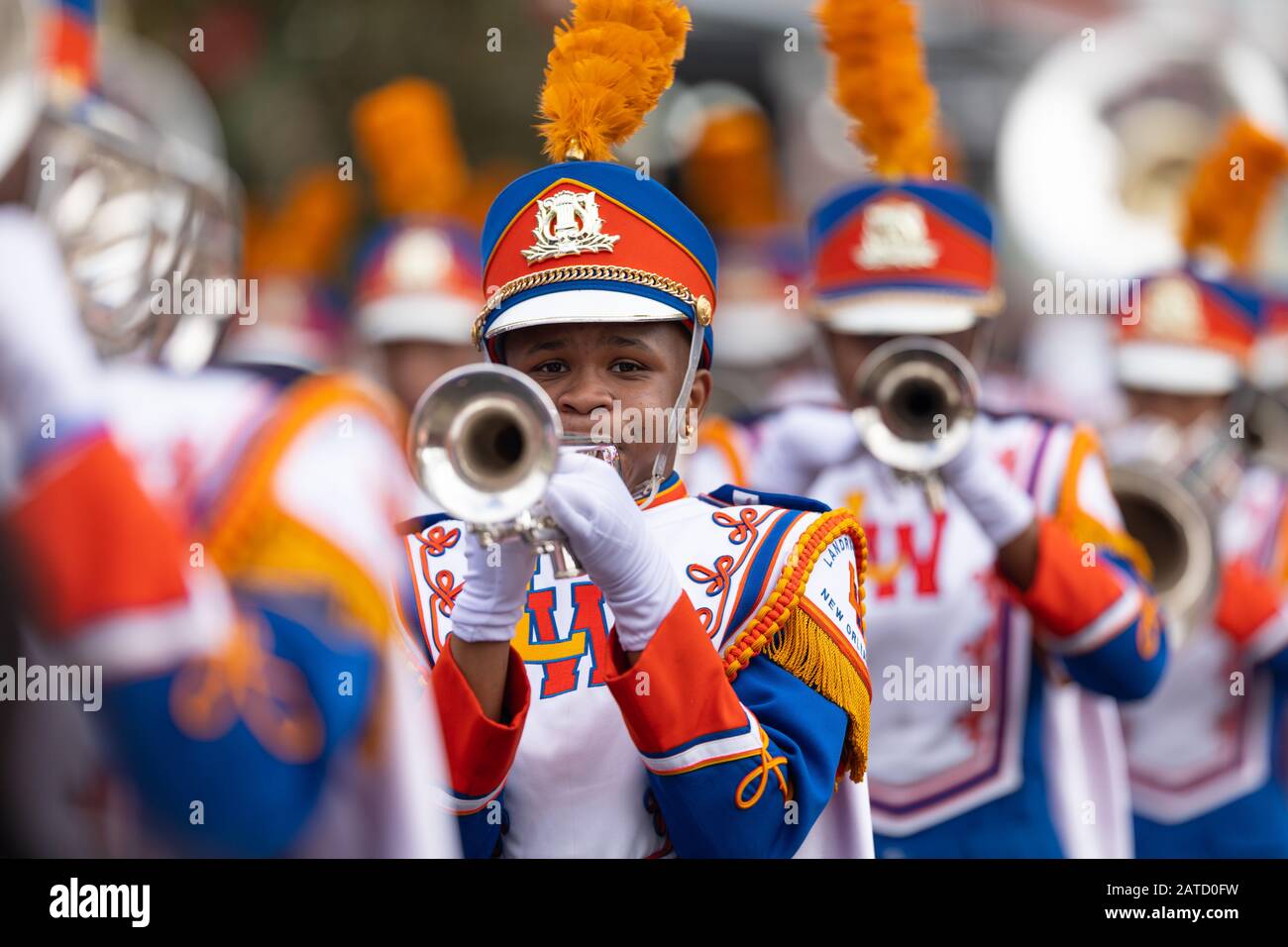 New Orleans, Louisiana, USA November 30, 2019 Bayou Classic Parade