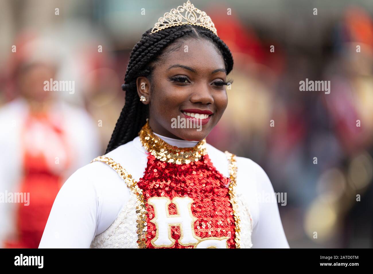New Orleans Louisiana USA November 30 2019 Bayou Classic Parade New orleans louisiana usa november 30 2019 bayou classic parade