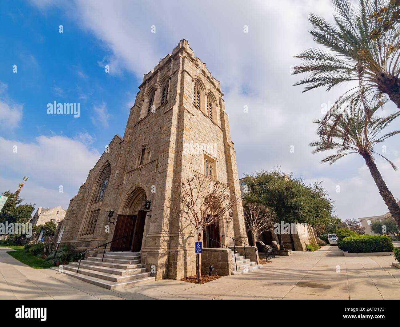 Exterior view of the All Saints Episcopal Church at Pasadena